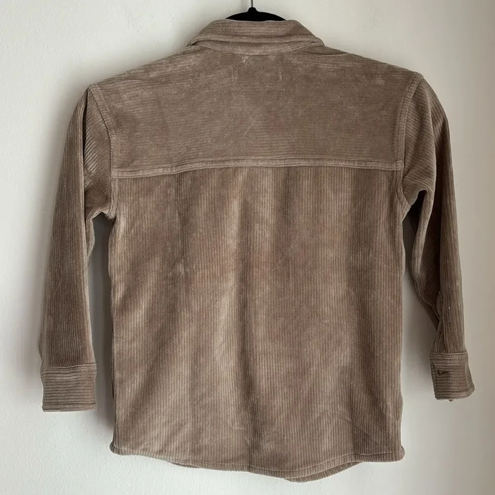 Abercrombie Kids Boys Corduroy jacket shacket long sleeve button down 5/6 NWT! - Picture 10 of 10